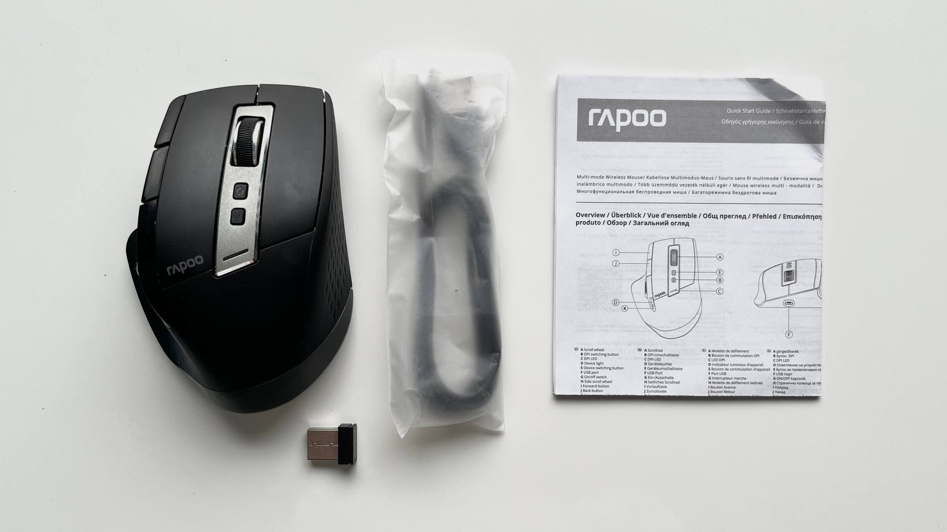 Rapoo MT750S – Ratón láser inalámbrico multimodo