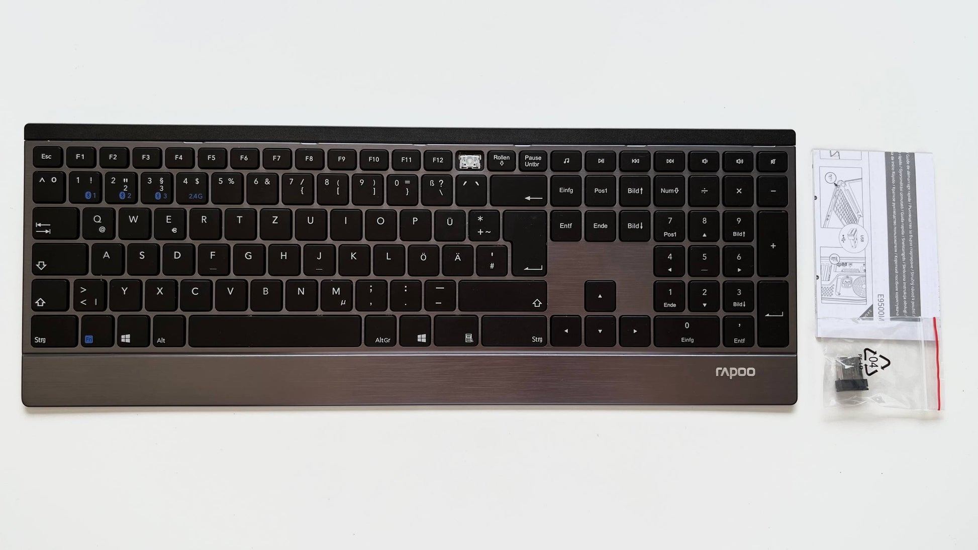 Rapoo E9500M – Teclado inalámbrico ultrafino