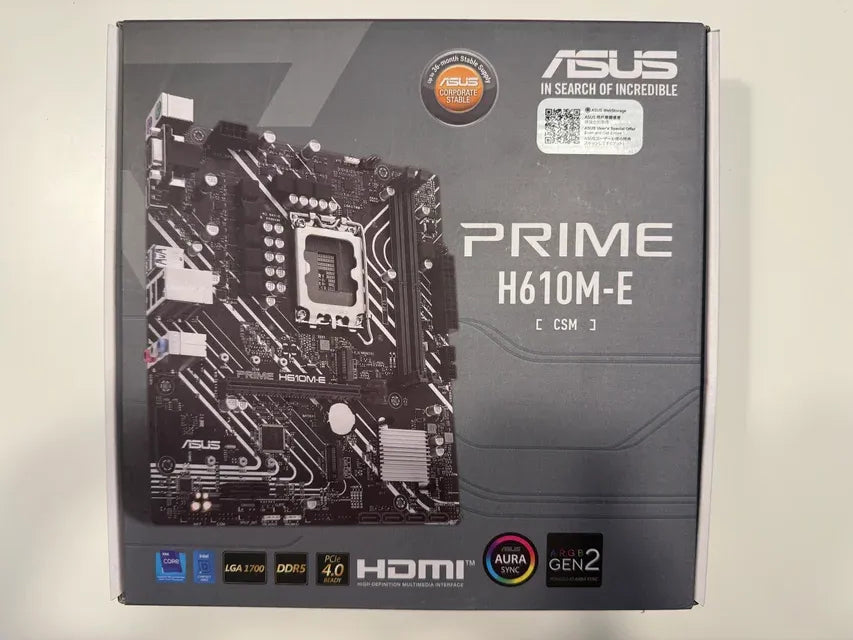 Placa base Asus PRIME H610M-E D4