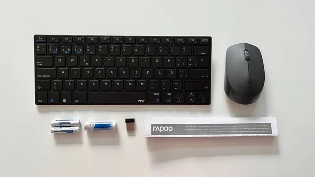 Teclado y ratón Rapoo inalámbricos