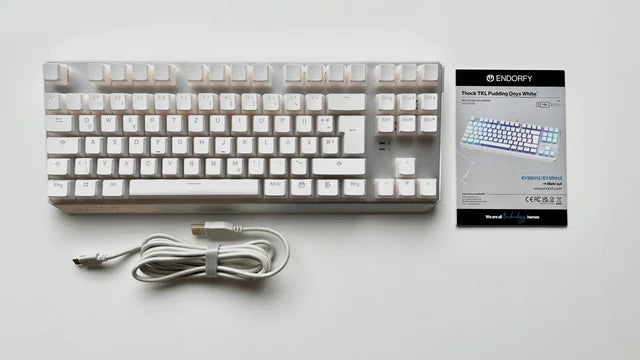 Teclado mecánico ENDORFY Thock TKL DE blanco