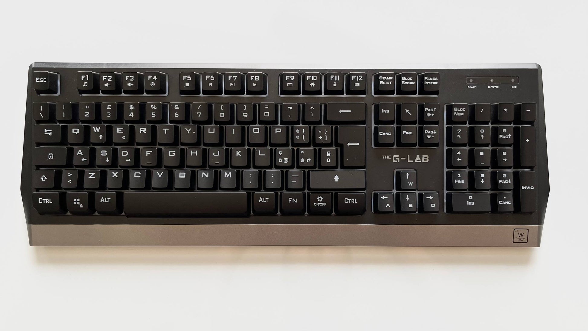 The G-Lab Combo Tungsten – Teclado y ratón inalámbricos
