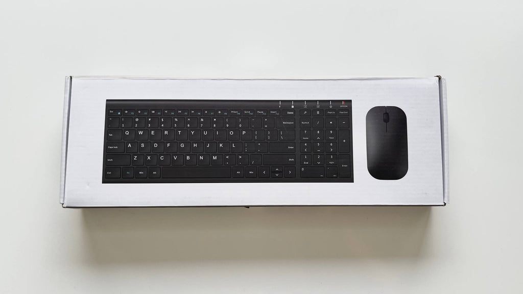 Seenda – Teclado Bluetooth con ratón inalámbrico