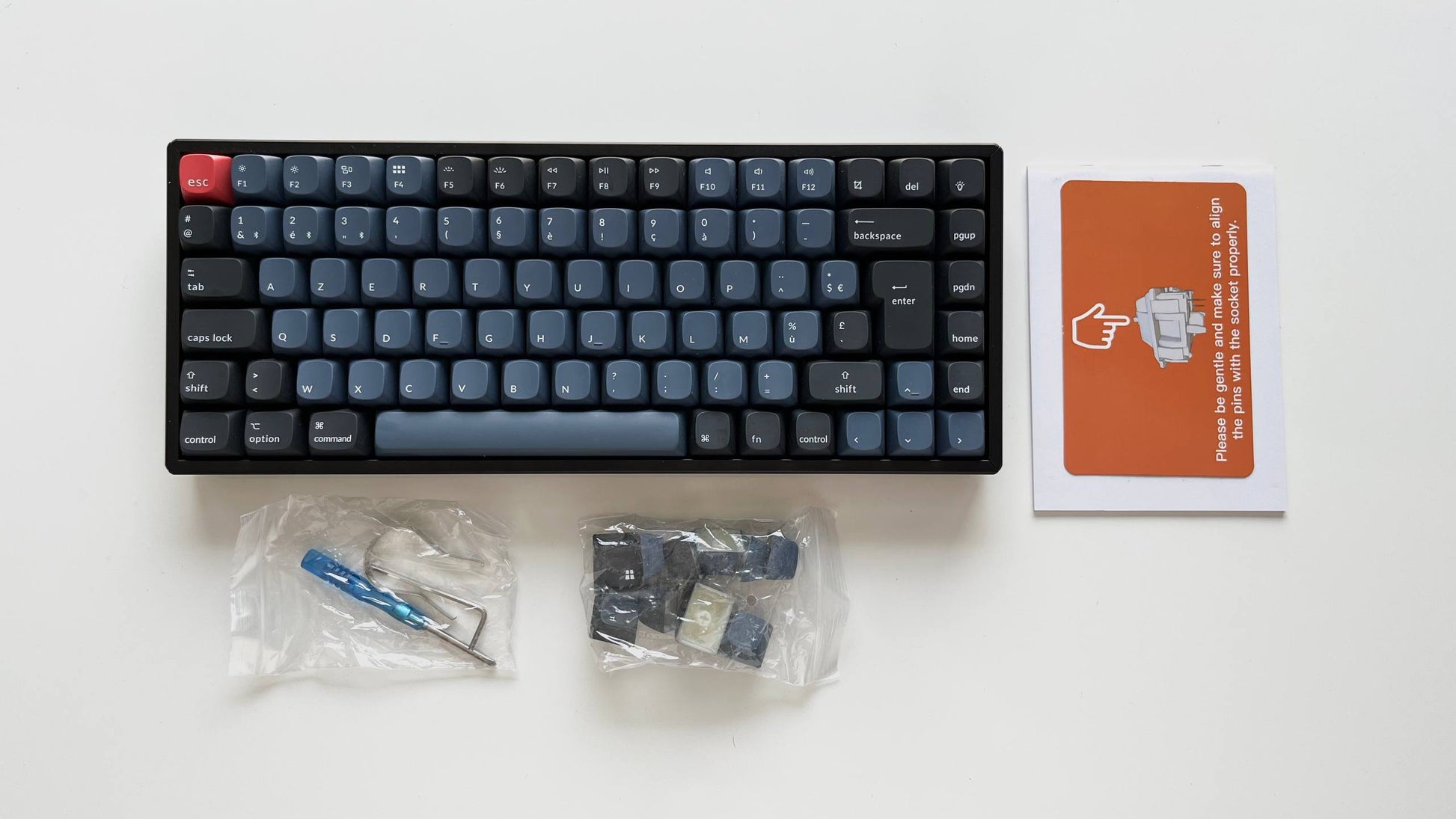 Keychron K2 Pro – Teclado mecánico inalámbrico/cableado