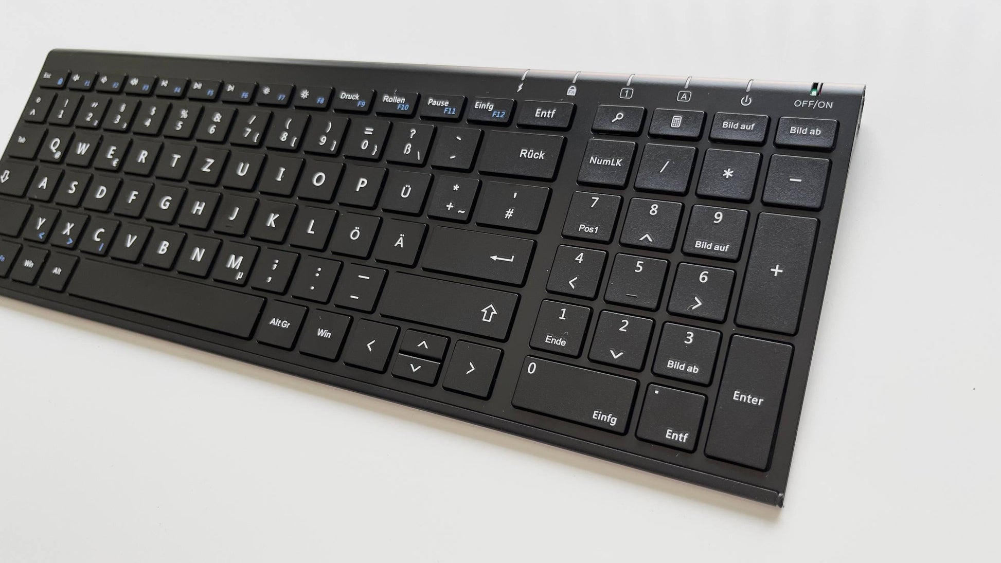 Seenda – Teclado Bluetooth con ratón inalámbrico