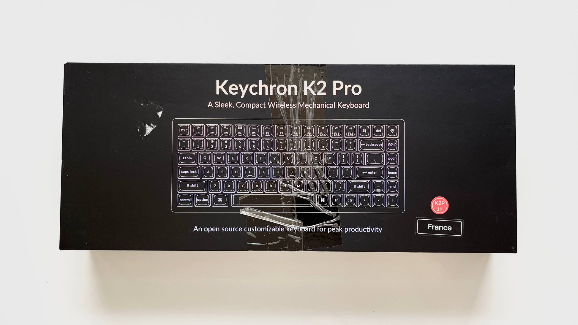 Keychron K2 Pro – Teclado mecánico inalámbrico/cableado