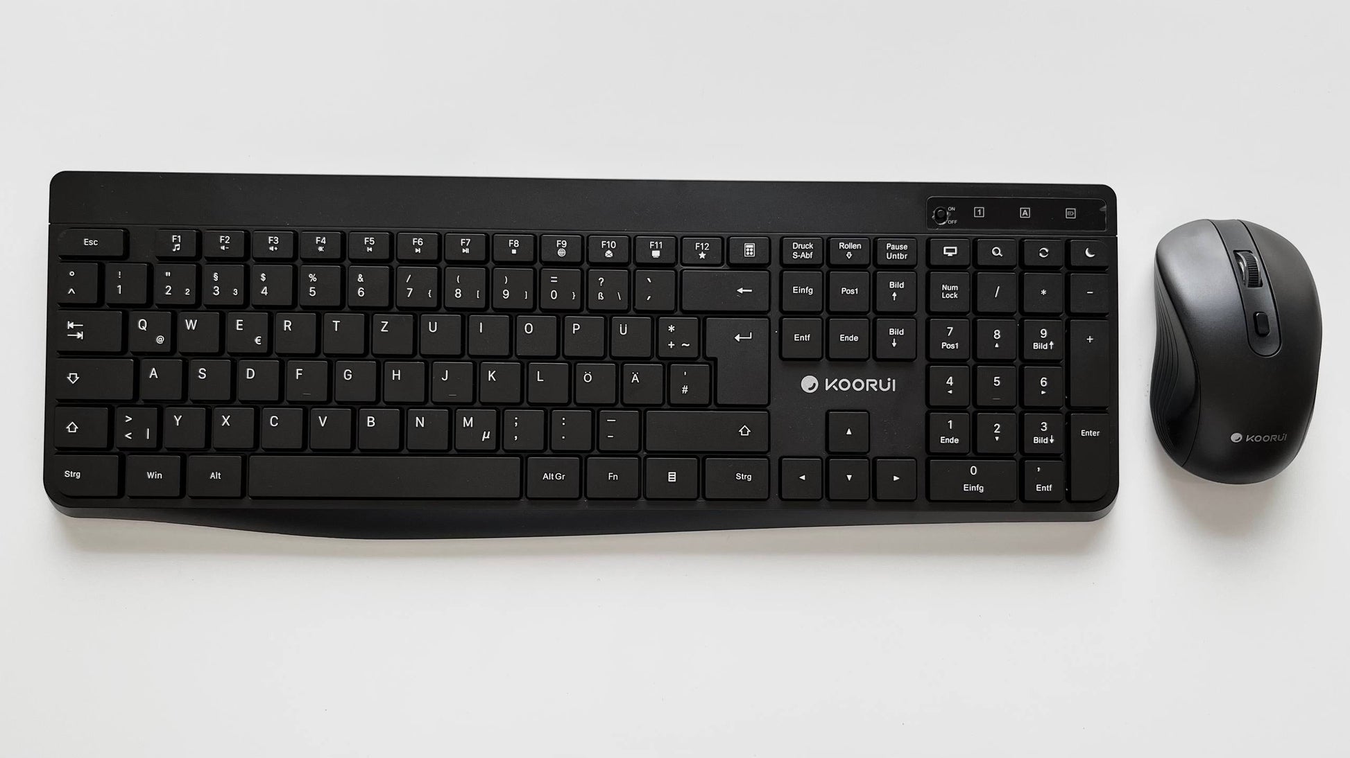 KOORUI Teclado y ratón inalámbricos