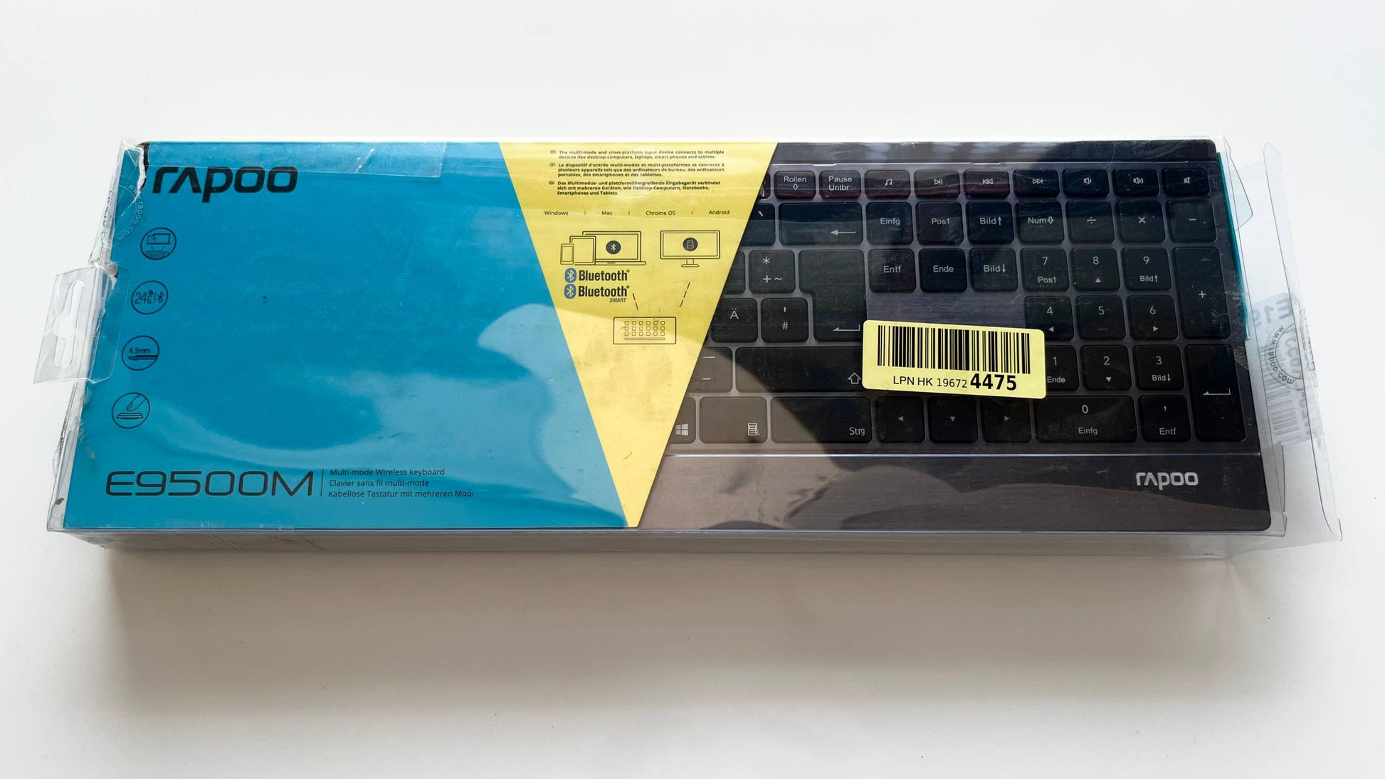 Rapoo E9500M – Teclado inalámbrico ultrafino