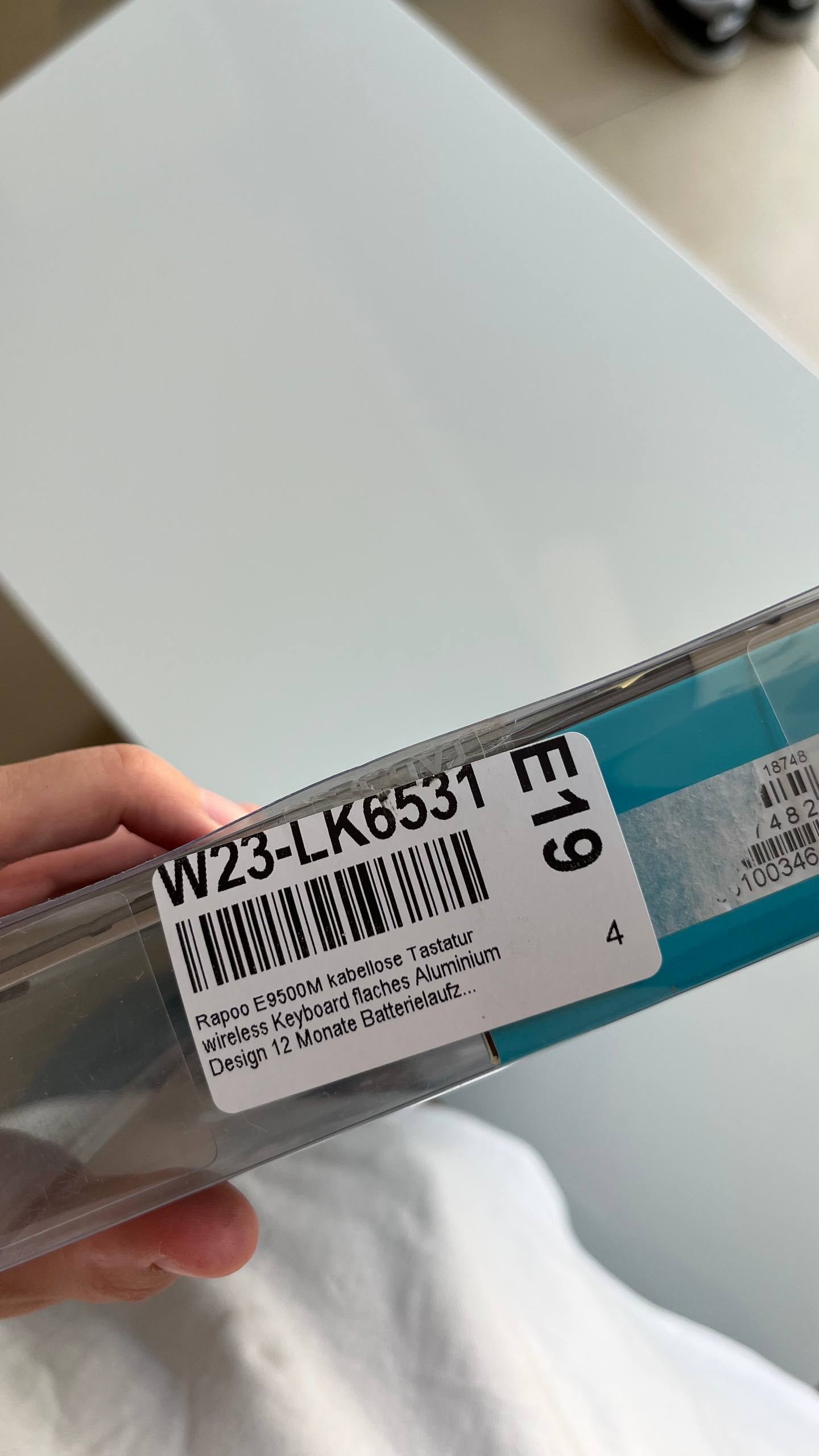 Rapoo E9500M – Teclado inalámbrico ultrafino