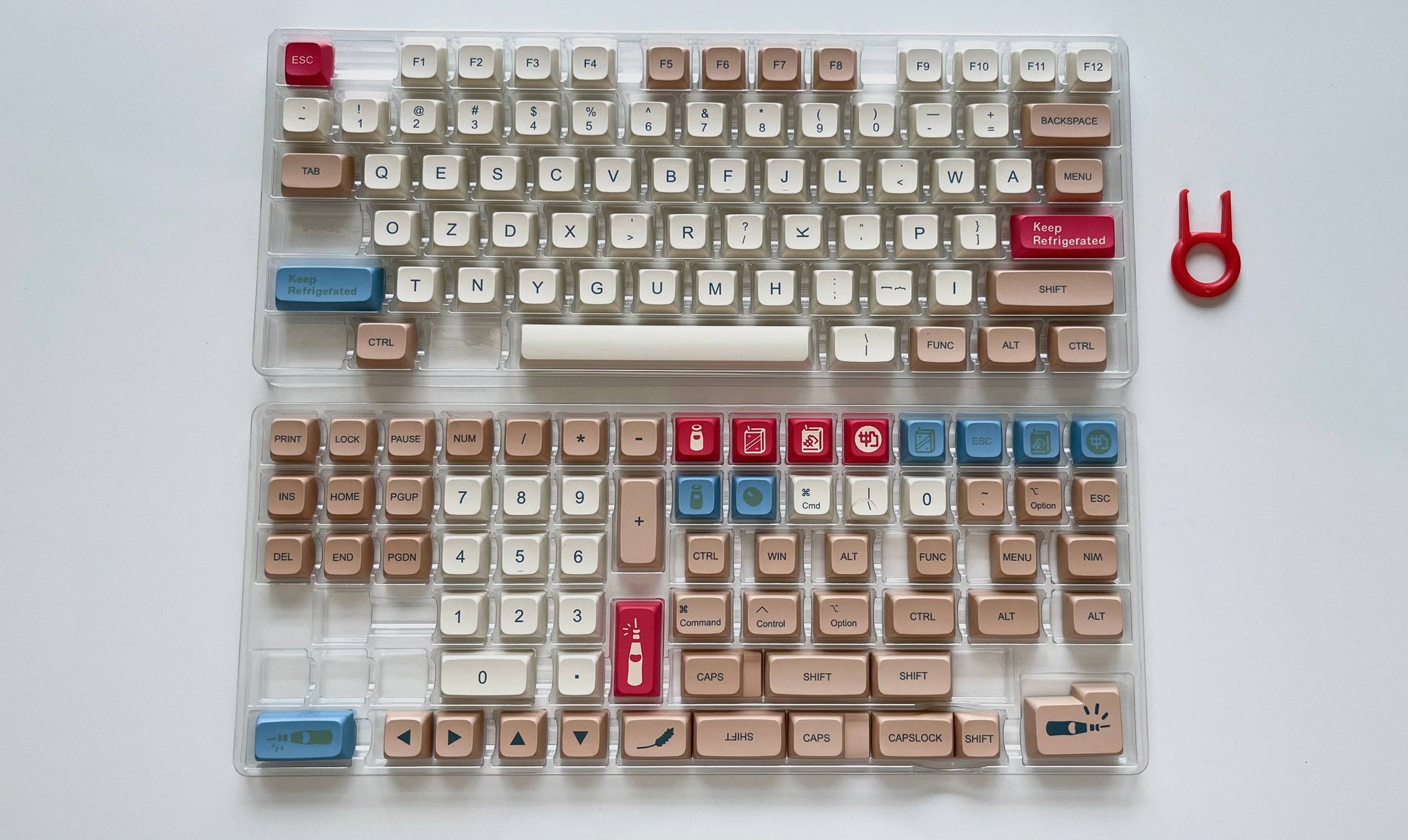 SOLIDEE Soy Milk White – Set de Keycaps PBT