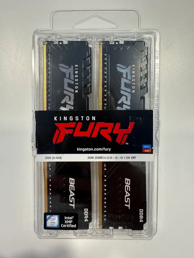Kingston FURY Beast RAM 32GB (2x16GB) DDR4