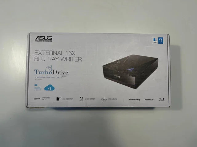 Regrabadora Blu-ray externa ASUS BW-16D1X-U