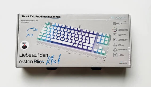 Teclado mecánico ENDORFY Thock TKL DE blanco