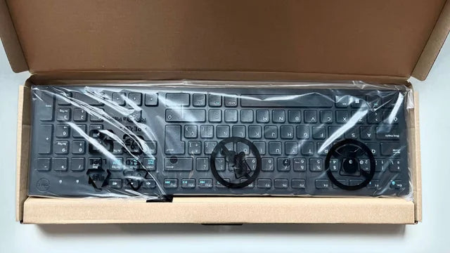 Teclado Dell 580-ADGS USB Negro