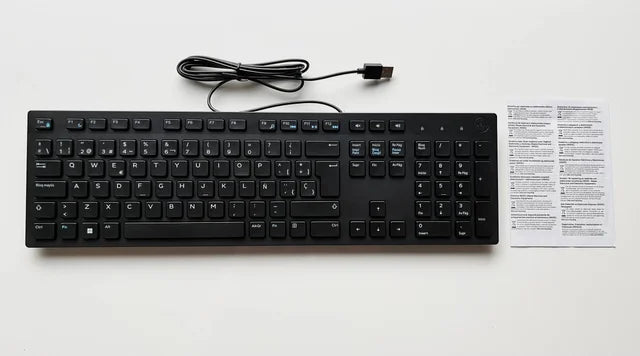 Teclado Dell 580-ADGS USB Negro