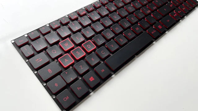 Teclado Acer retroiluminado - Rojo/Negro